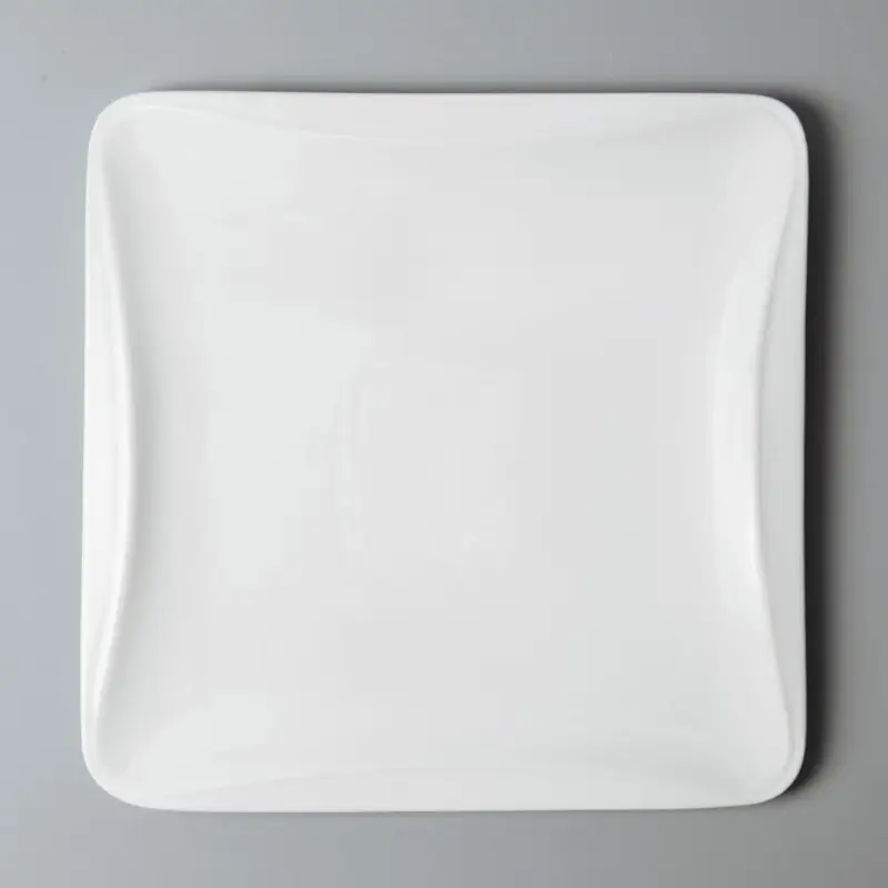 plate modern irregular white porcelain tableware Two Eight manufacture 2