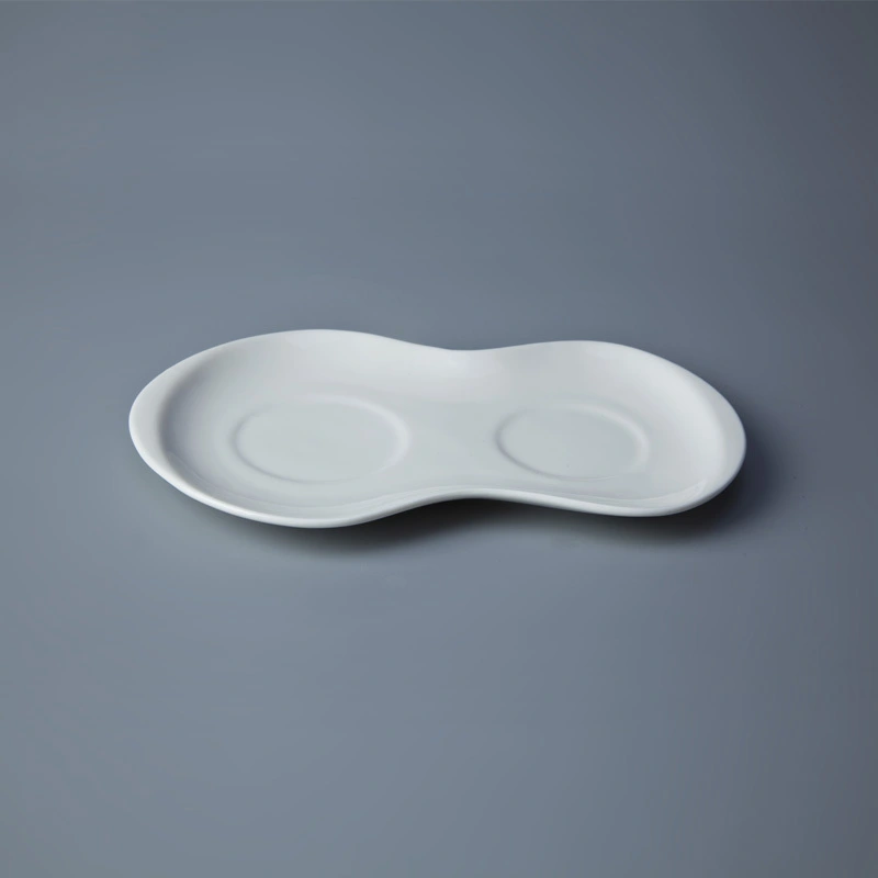 Custom white bone china porcelain Two Eight 4
