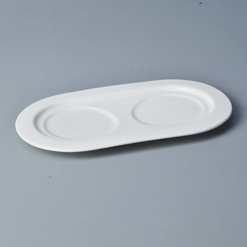 Custom white bone china porcelain Two Eight 10