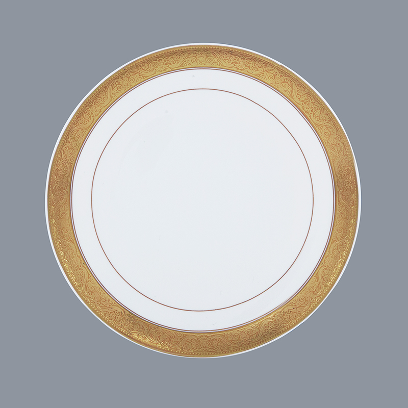 hotel golden fine white porcelain dinnerware Two Eight manufacture 4