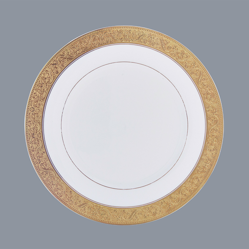hotel golden fine white porcelain dinnerware Two Eight manufacture 3