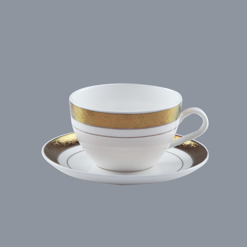 hotel golden fine white porcelain dinnerware Two Eight manufacture 9