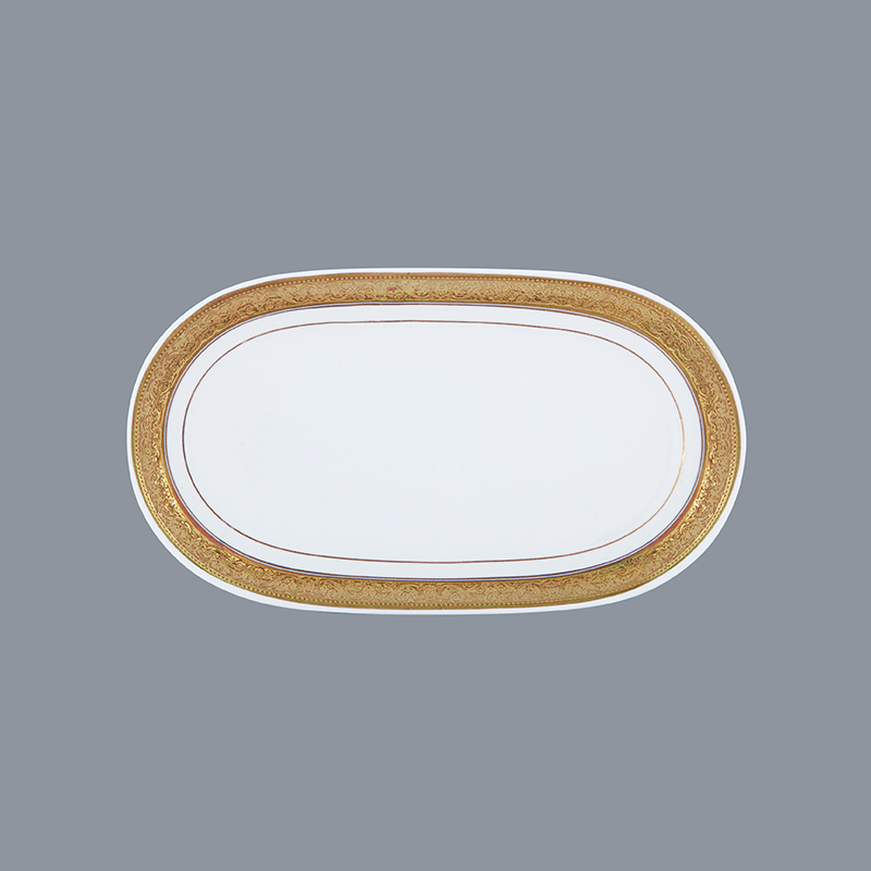 hotel golden fine white porcelain dinnerware Two Eight manufacture 6