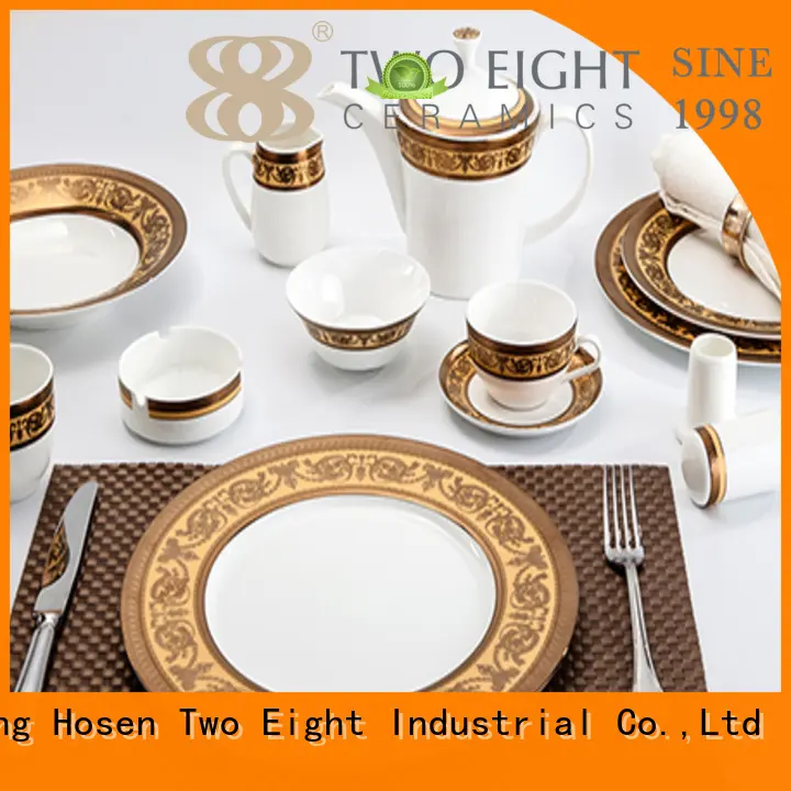 contemporary navy embossed two eight ceramics Two Eight Brand 1