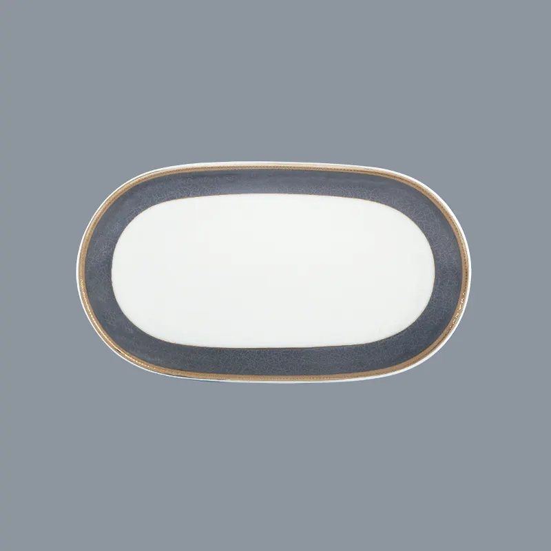 Two Eight Brand dark white custom fine white porcelain dinnerware 7