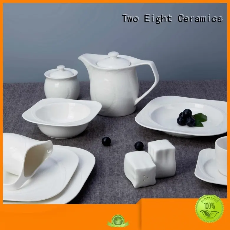 Two Eight Brand italian french white porcelain tableware meng supplier 1
