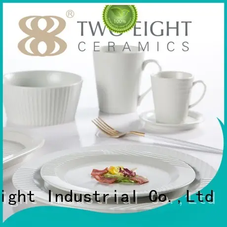 Hot series 16 piece porcelain dinner set irregular Two Eight Brand 1