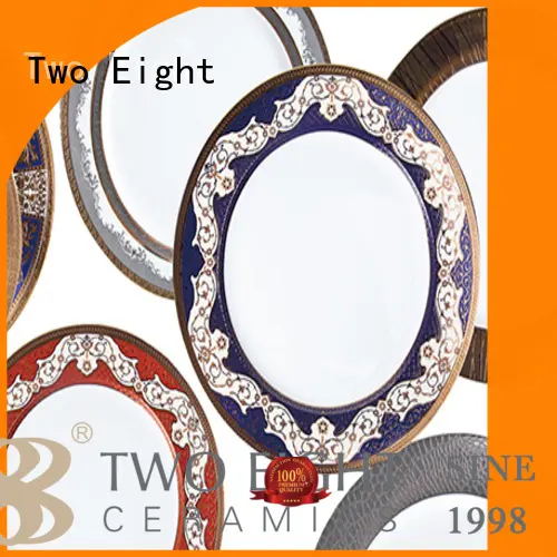 gloden white dinnerware teahouse fine white porcelain dinnerware Two Eight Brand 1