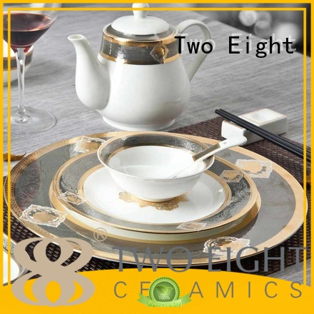 fine white porcelain dinnerware rose plate fine Two Eight Brand 1