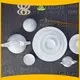 dinner embossed two eight ceramics hotel plate Two Eight company 1