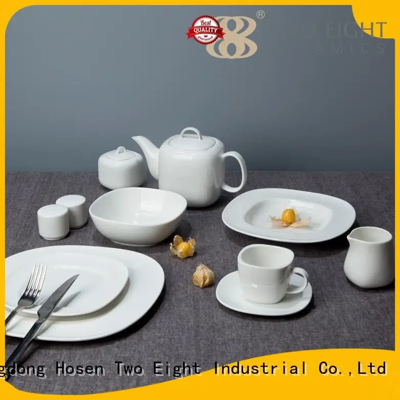 Hot stock white porcelain tableware elegant Two Eight Brand 1