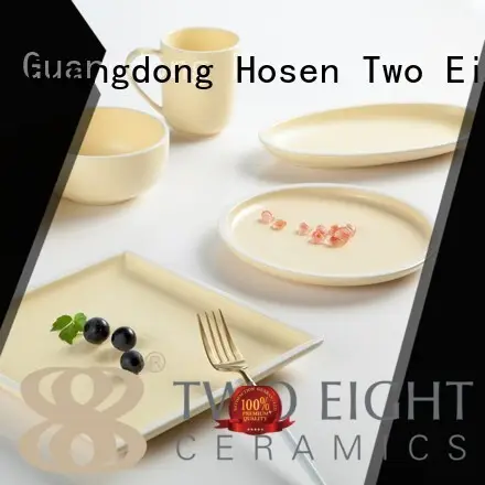 su classic 16 piece porcelain dinner set oragne bone Two Eight Brand 1