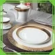 Two Eight Brand gloden dinnerware whithe custom fine white porcelain dinnerware 1