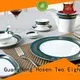 gold golden fresh round two eight ceramics Two Eight 1