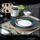 whithe round modern fine white porcelain dinnerware Two Eight Brand 1