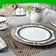 navy fine white porcelain dinnerware men royal Two Eight Brand 1