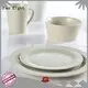 16 piece porcelain dinner set vietnamese surface white Warranty Two Eight 1
