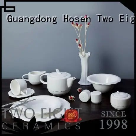 surface white fang Two Eight Brand white porcelain tableware factory 1