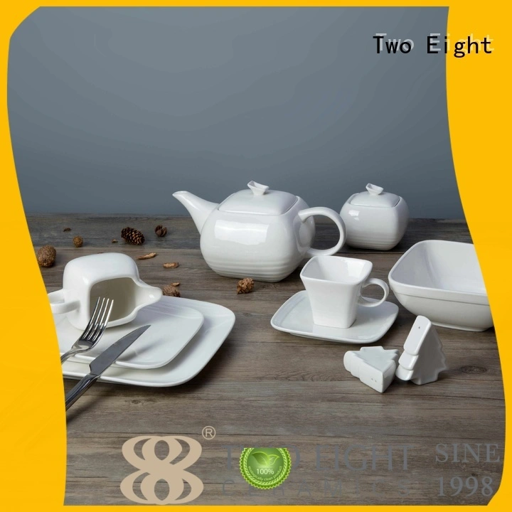 porcelain quan two eight ceramics bistro plate Two Eight company 1