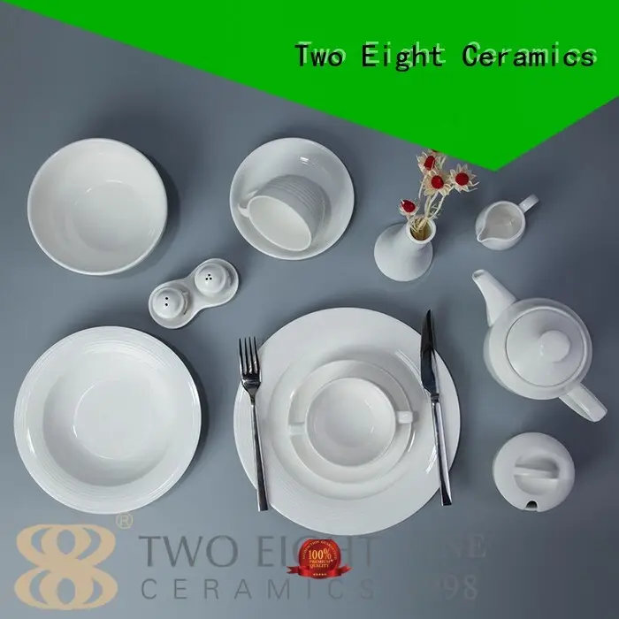 Two Eight Brand quan fang white porcelain tableware casual supplier 1