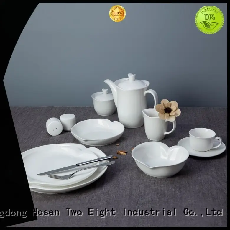 Hot white porcelain tableware dinner Two Eight Brand 1