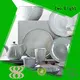 16 piece porcelain dinner set contemporary green two eight ceramics manufacture 1
