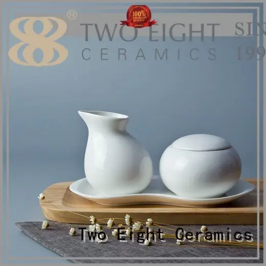 Two Eight Brand irregular contemporary bone china manufacture 1