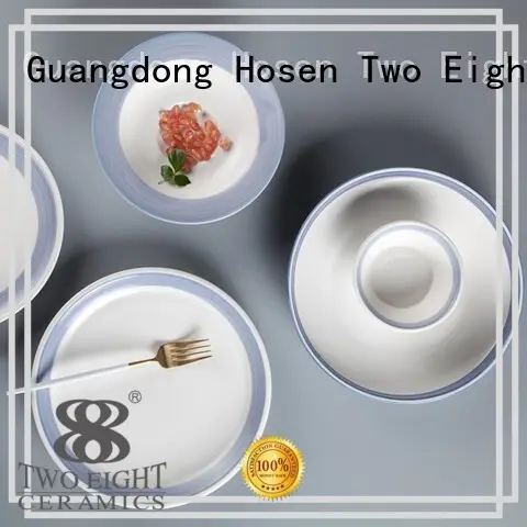 line green style 16 piece porcelain dinner set Two Eight manufacture 1