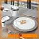 fine white porcelain dinnerware embossed gloden two eight ceramics Two Eight Brand 1