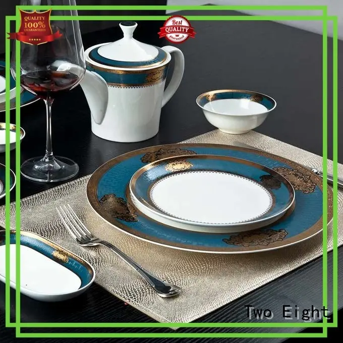 Quality Two Eight Brand fine white porcelain dinnerware elegant men 1