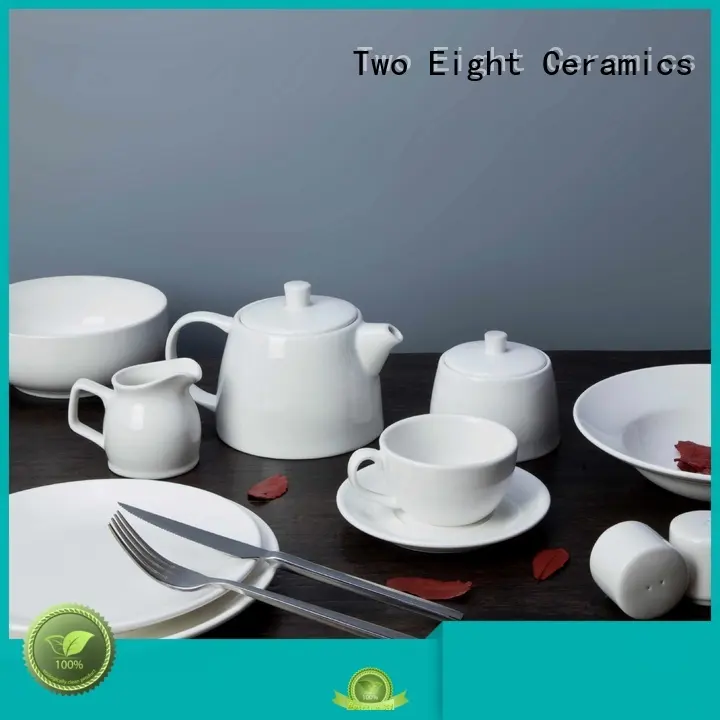 white porcelain tableware sample Two Eight Brand two eight ceramics 1