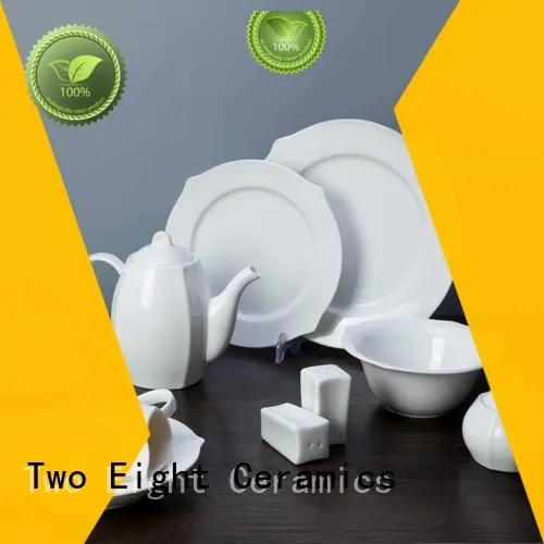 Wholesale french white porcelain tableware royal Two Eight Brand 1