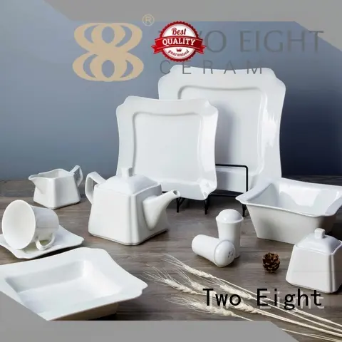 white porcelain tableware white two eight ceramics fang company 1