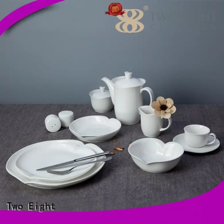 white porcelain tableware surface dish two eight ceramics manufacture 1