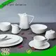 Wholesale embossed white porcelain tableware Two Eight Brand 1