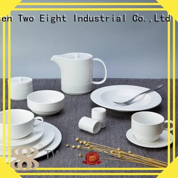white porcelain tableware porcelain bing Two Eight Brand company 1