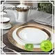 decal fine white porcelain dinnerware modern Two Eight company 1