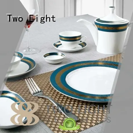 fine white porcelain dinnerware embossed rose Two Eight Brand two eight ceramics 1