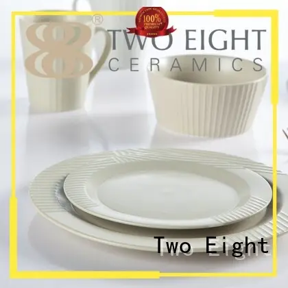 dinner brown white Two Eight Brand two eight ceramics supplier 1