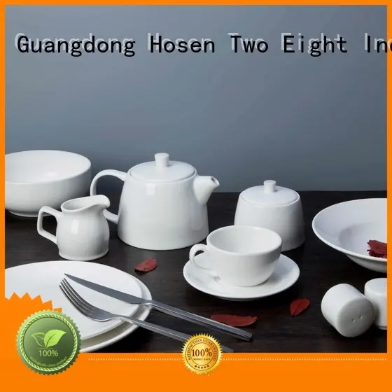 white porcelain tableware style two eight ceramics Two Eight Brand 1