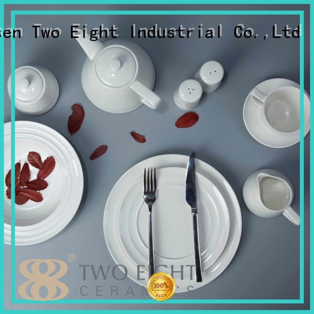 11 Piece Restaurant White Ceramic Dinnerware Set Tw28 Cheap White