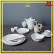 white porcelain tableware plate square two eight ceramics Two Eight Brand 1