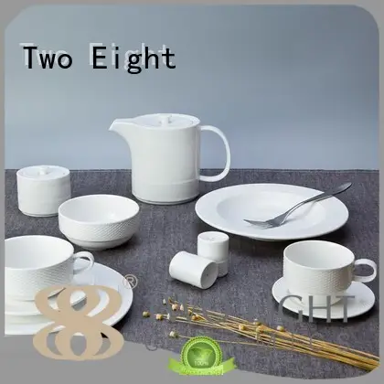 sample white porcelain tableware huan Two Eight company 1