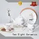 Custom flower rim two eight ceramics Two Eight golden 1