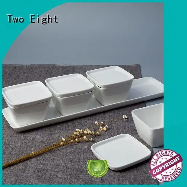 Custom hotel dao bone china Two Eight modern 1