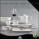 jade french restaurant 16 piece porcelain dinner set Two Eight Brand 1