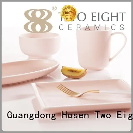 Two Eight Brand color open 16 piece porcelain dinner set 1