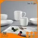 16 piece porcelain dinner set decal modern black two eight ceramics manufacture 1