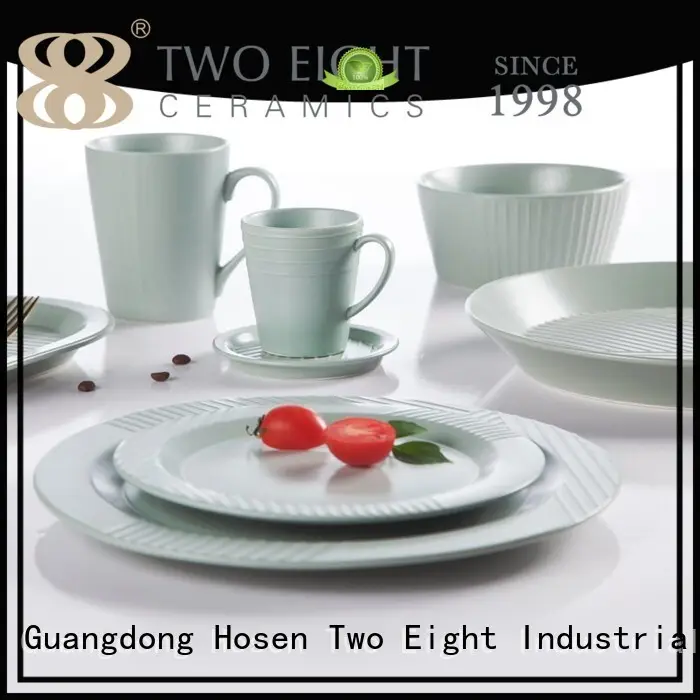 Two Eight Brand brown style 16 piece porcelain dinner set hong 1