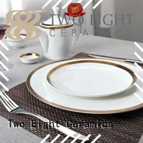 fresh italian fine white porcelain dinnerware mixed casual Two Eight Brand 1